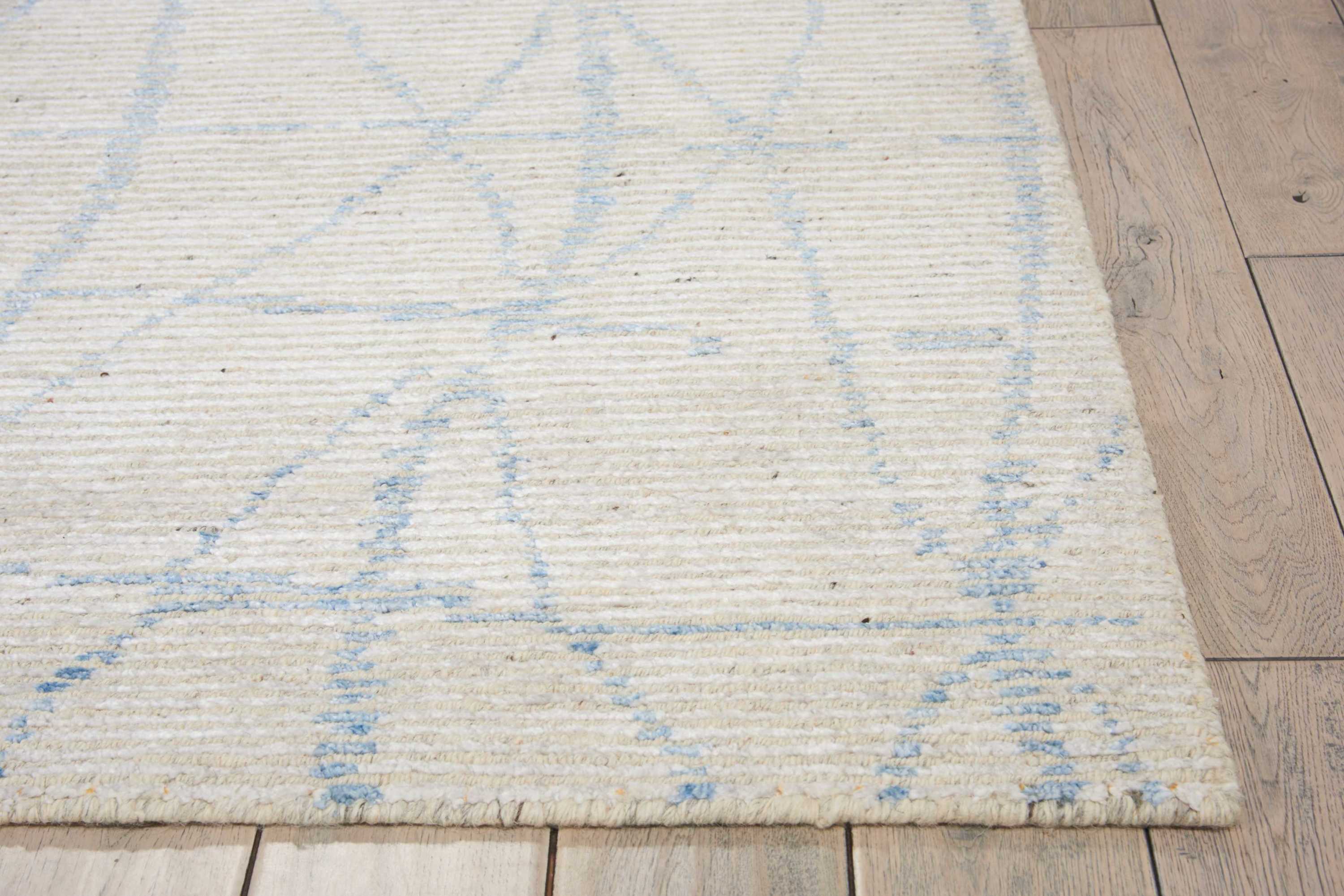 Nourison Ellora 7'9" x 9'9" Sky Scandinavian Indoor Rug