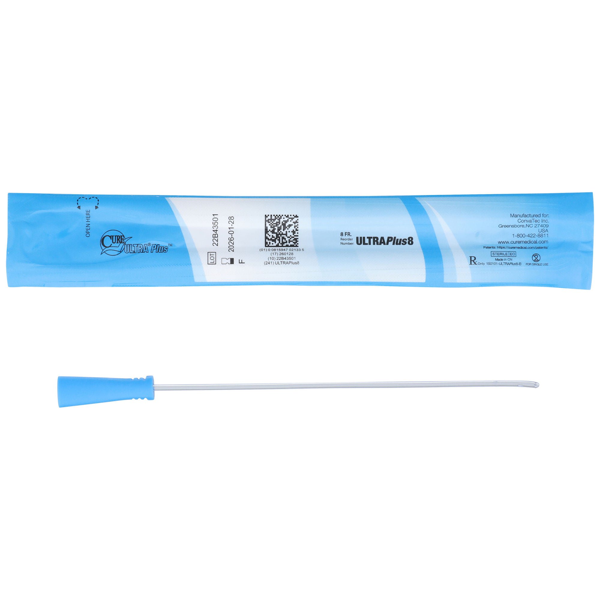 ConvaTec CATHETER, INTMT CURE FML STRT TIP 8FR 8" (30/BX 10BX/CS)