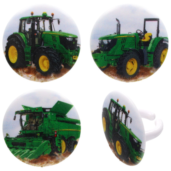 John Deere Cupcake Rings