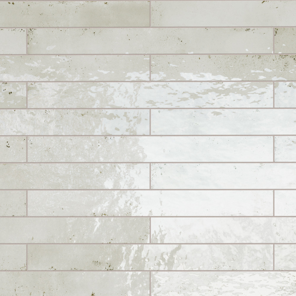 Scottsdale Light Grey 1-7/8 in. x 17-3/4 in. Porcelain Floor and Wall Tile