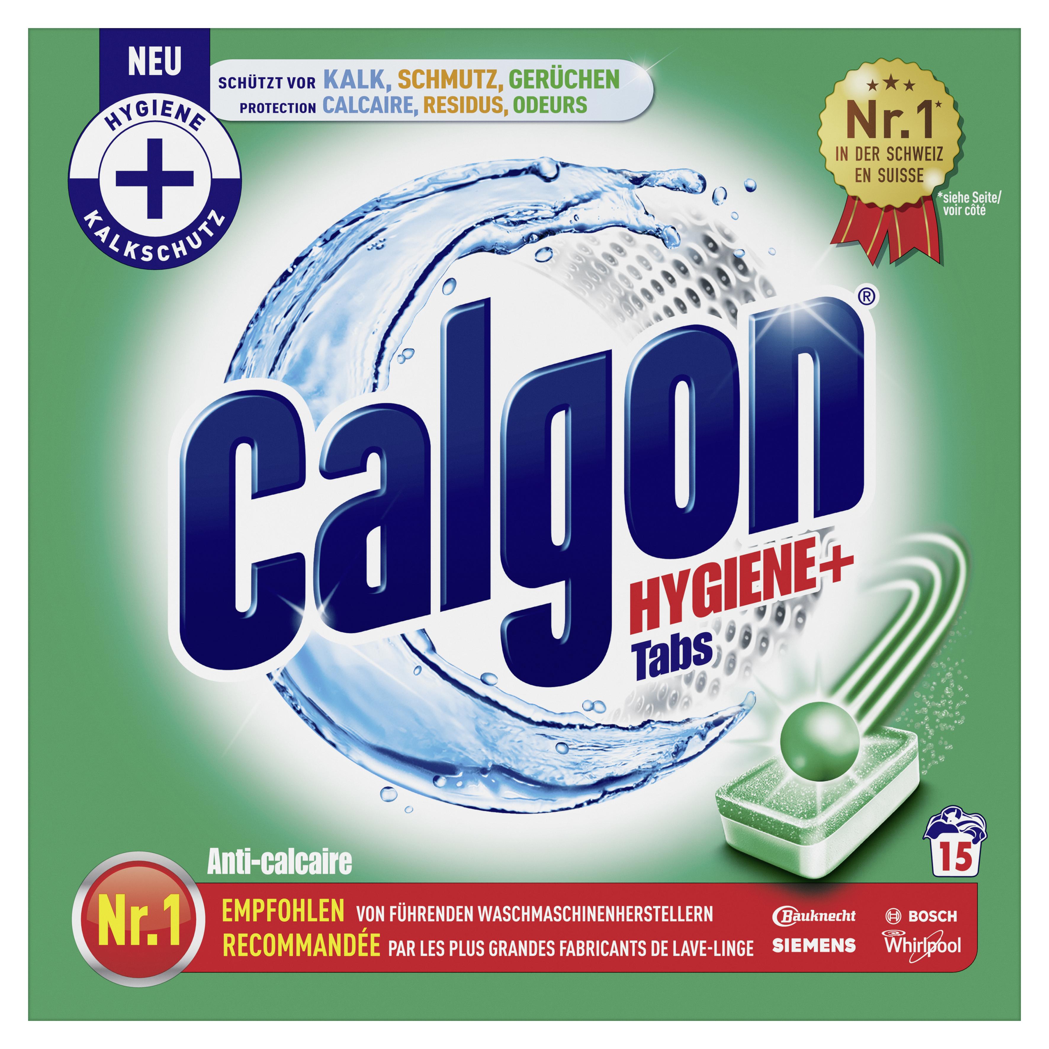 Calgon Hygiene + Tabs 7x15