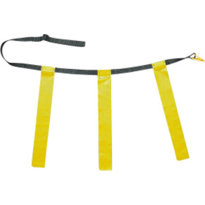 Triple Flag Football Set, Adult Size, Yellow, 32"-39", 12 per pack