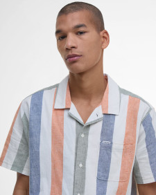 Clearwell Striped Short-Sleeved Shirt Whisper White