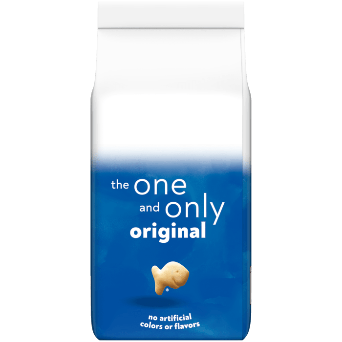 Goldfish® Original Baked Snack Crackers, 6.6 oz, bag - Back Image