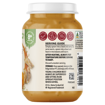  Heinz® Chicken & Vegetable Risotto 170g 8+ months 