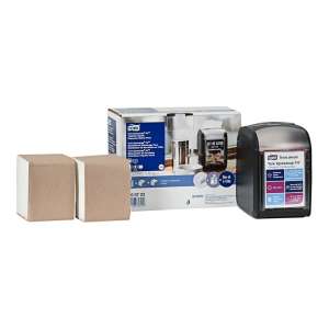 Tork, N14 Xpressnap Fit® Tabletop Starter Pack,  Napkin Dispenser, Black