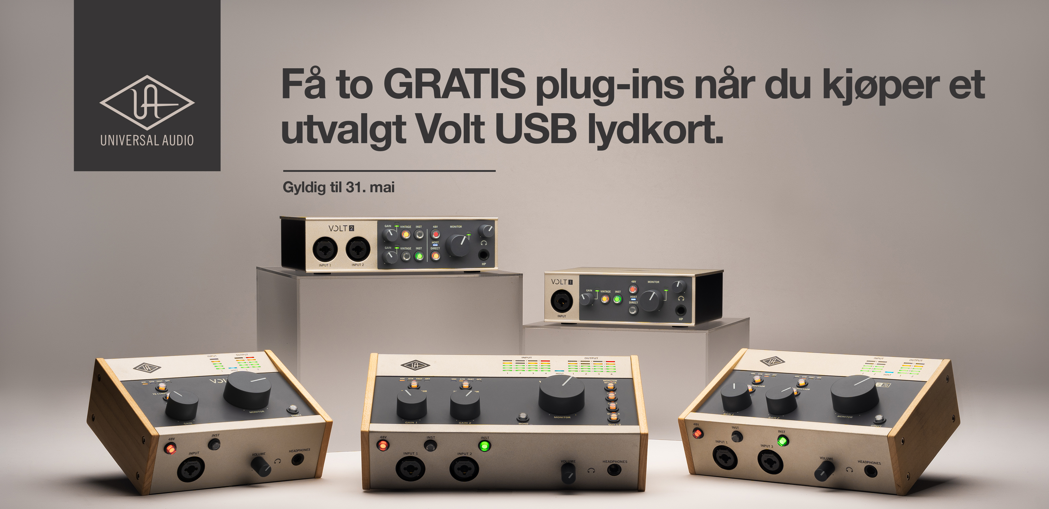Volt lydkort kampanjefoto
