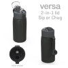 Genesis 18 ounce Vacuum Insulated Stainless Steel Tumbler, Charcoal slideshow image 12 Genesis 18 ounce Vacuum Insulated Stainless Steel Tumbler, Charcoal slideshow image 12