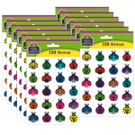 Teacher Created Resources&reg; Colorful Ladybugs Stickers, 120 Per Pack, 12 Packs TCR5462-12