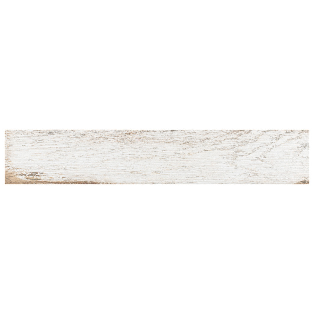 Bora White 3-1/8 in. x 17-1/2 in. Porcelain Floor and Wall Tile