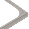 Half-size high-temperature silicone pan band in gray