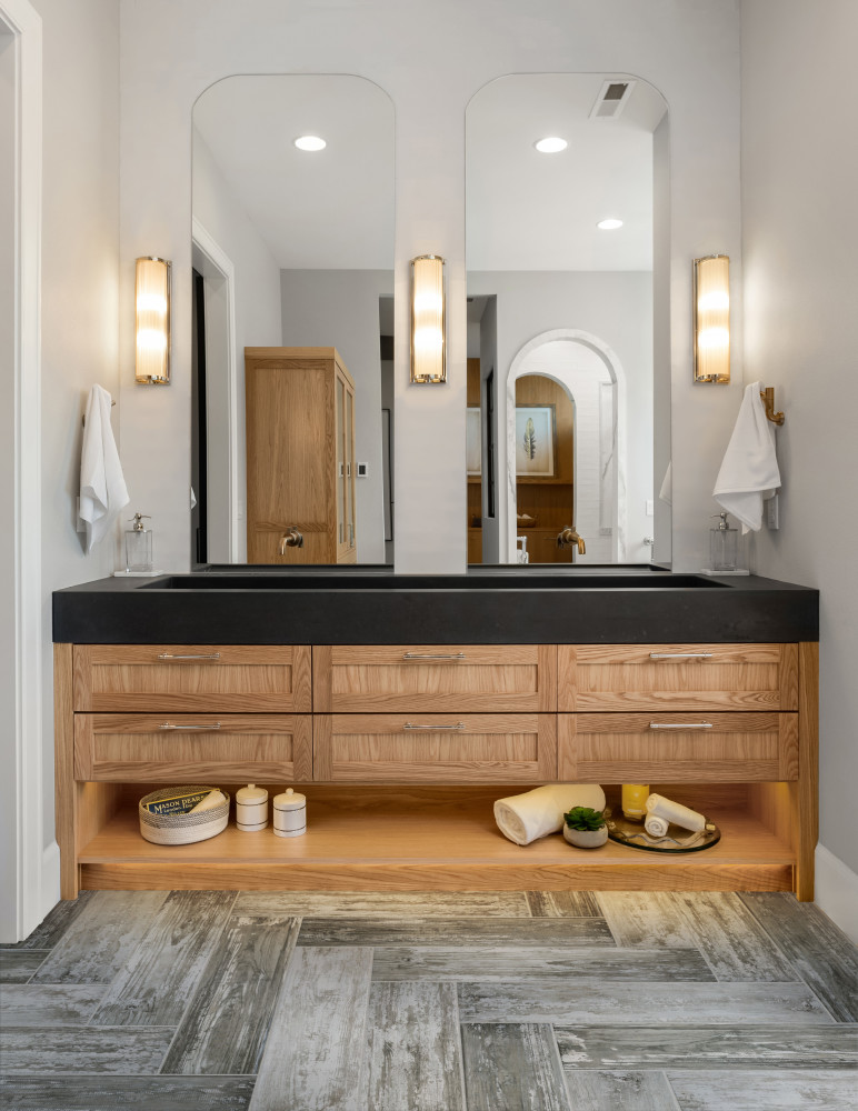 Suomi Grey 8-1/2 in. x 35-1/2 in. Porcelain Floor and Wall Tile