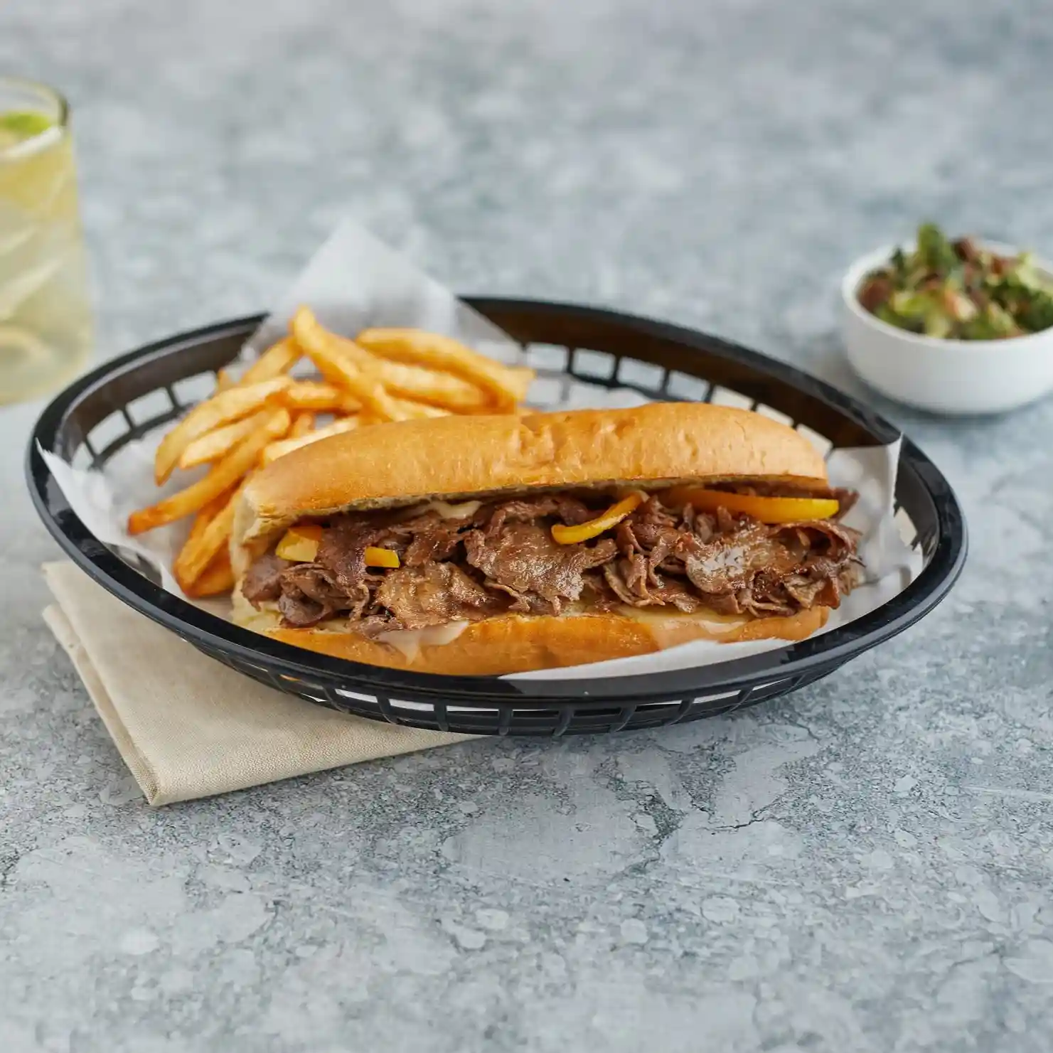 Philly Freedom® Gold Traditional Beef Flat Steak Slices, Marinated with Food Starch, 6 oz_image_1