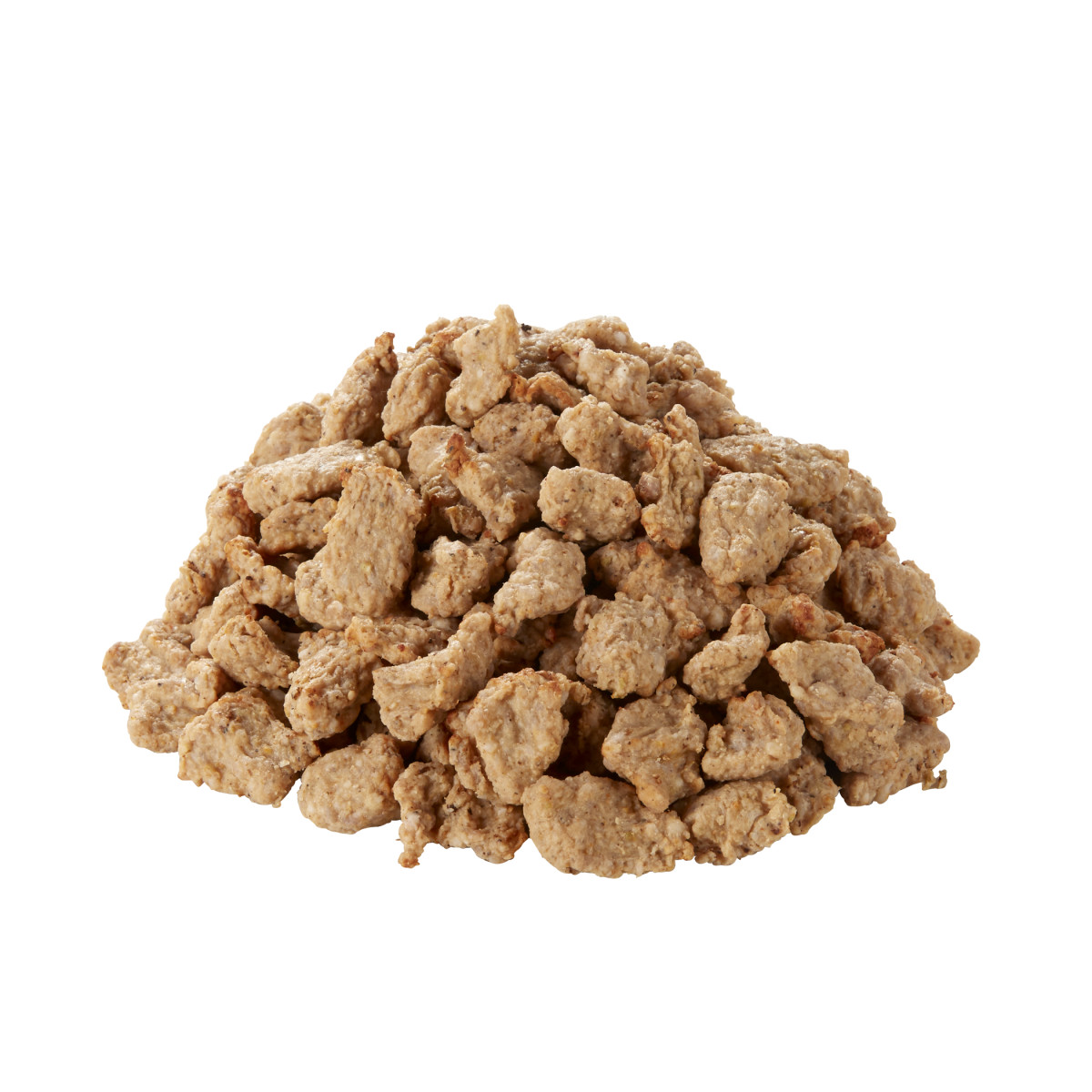 FONTANINI(r) Spicy Italian Sausage Topping, Cooked, Chunk, 12-14/oz, 3/5 lb . C1C0 - Front Center Out of Package (Hi Res)