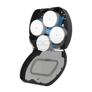 Georgia Pacific, Pacific Blue Ultra 4-Roll, Coreless Bath Tissue Dispenser, Smoke