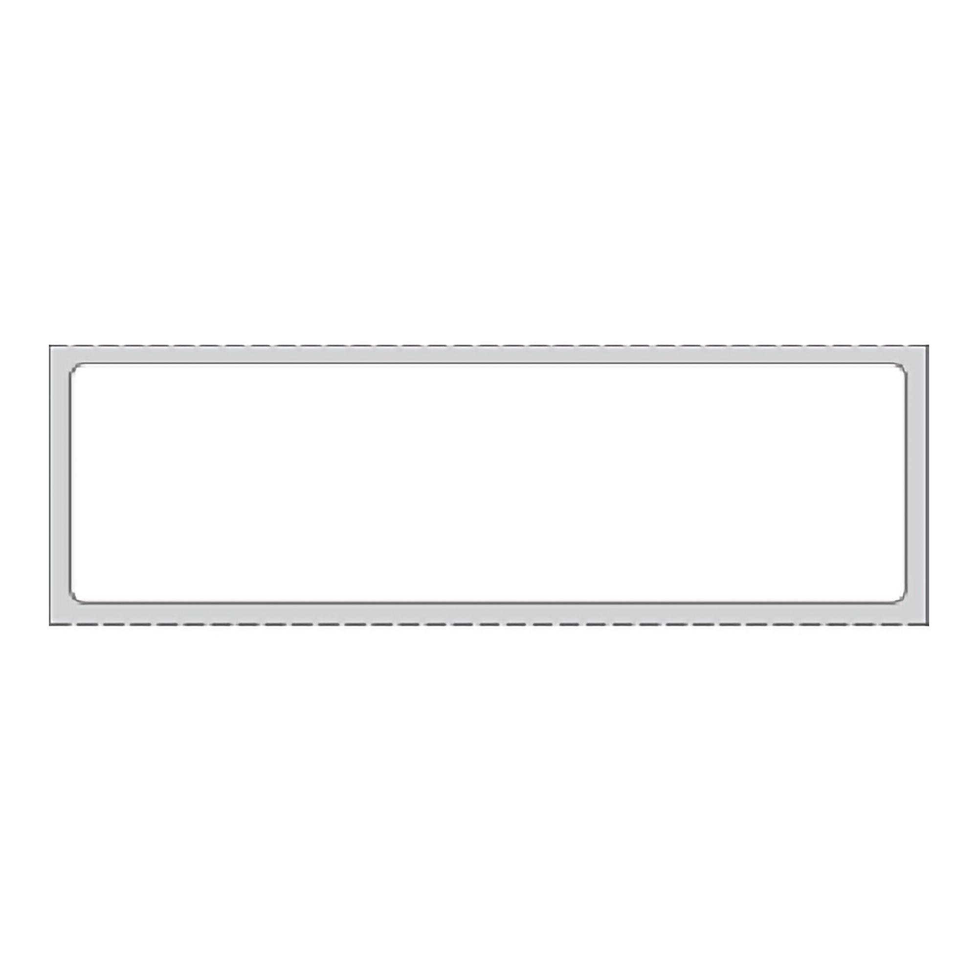 PDC® Blank Thermal Label, 3-1/2 x 1 Inch