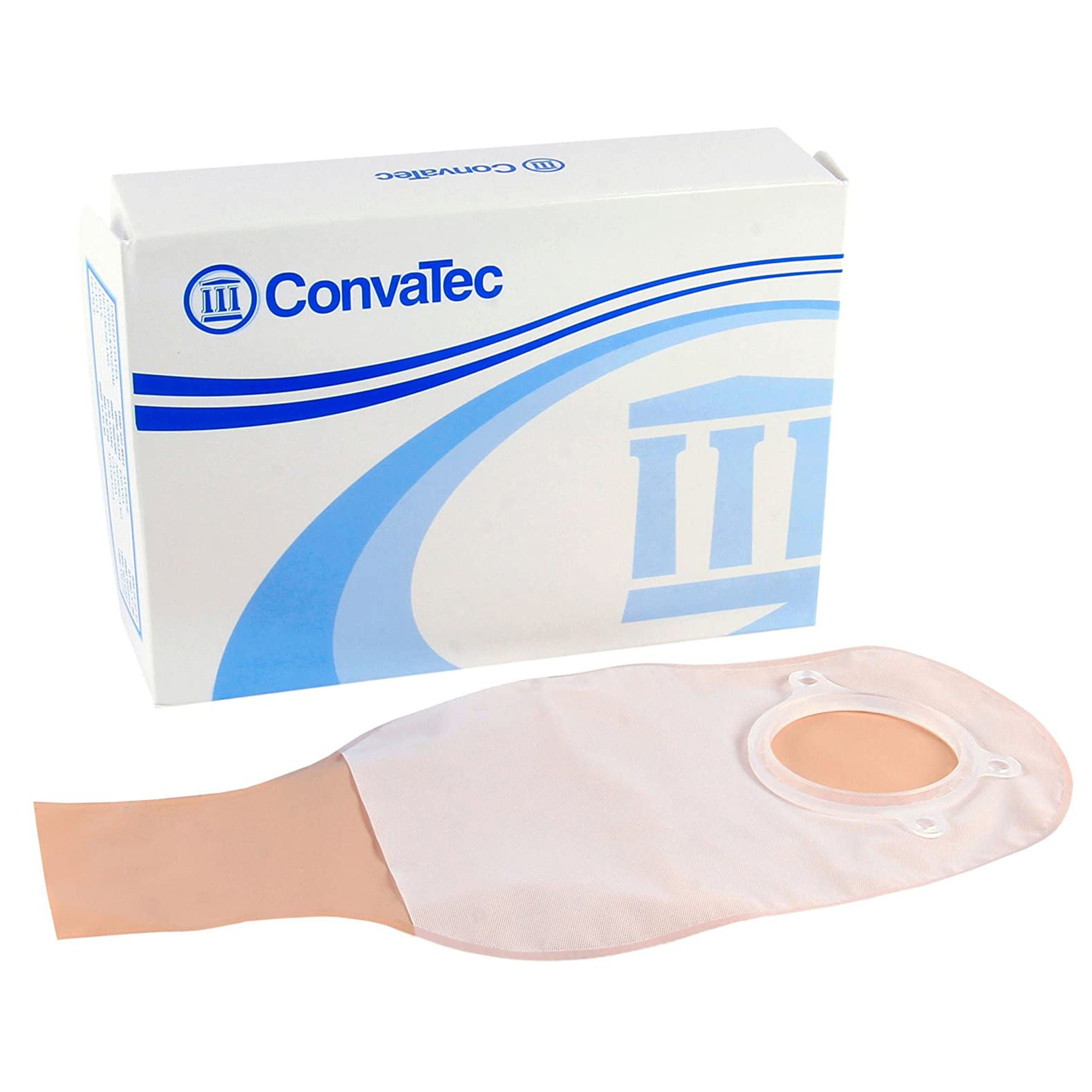 Sur-Fit Natura® Opaque Colostomy Pouch, 12-Inch Length, 2¼ Inch Flange