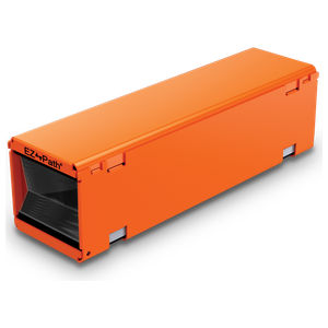 EZ-Path 33 Series Fire-Rated Square Pathway Device Wall Plate; Orange