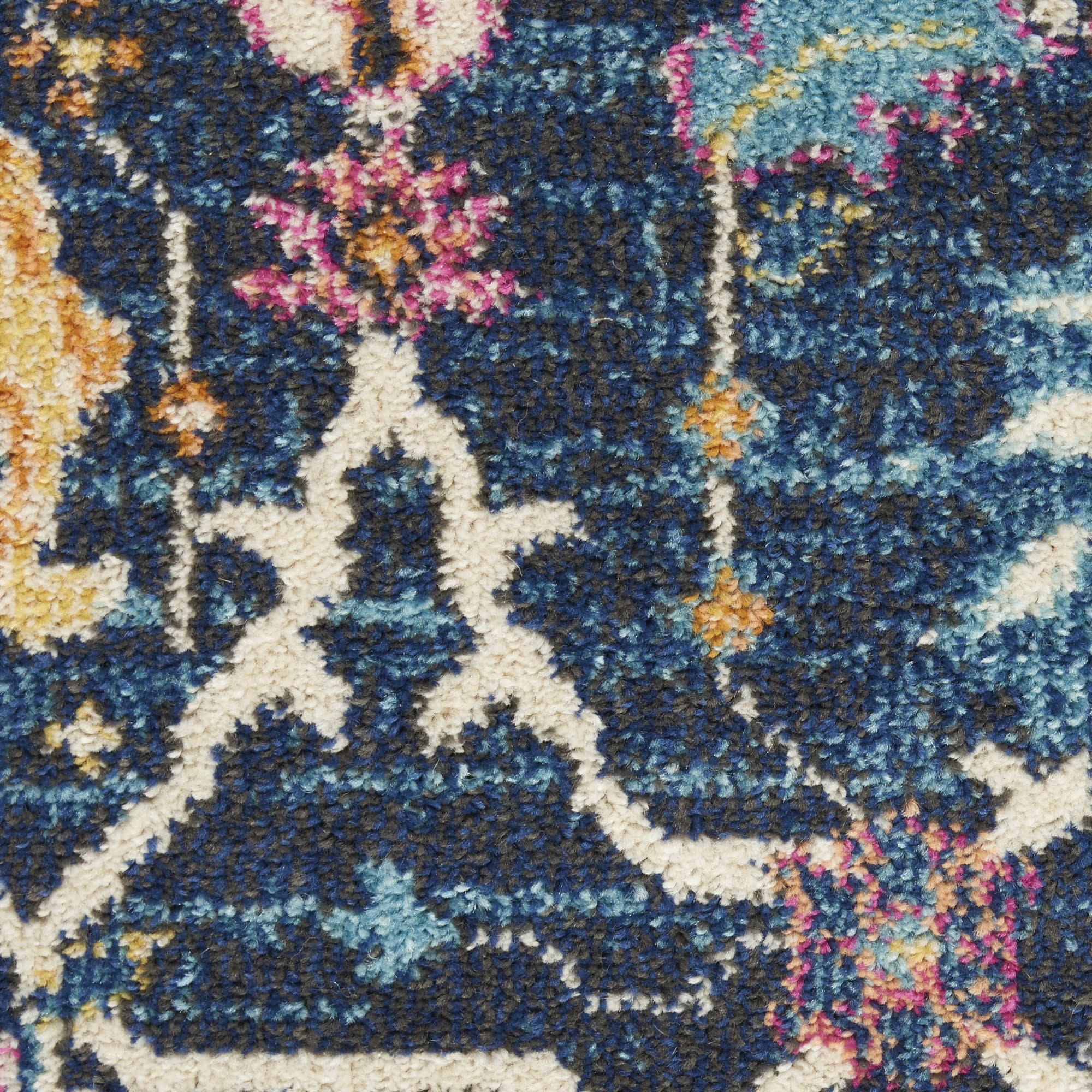 Nourison Passion 2'2" x 7'6" Navy Bohemian Indoor Rug