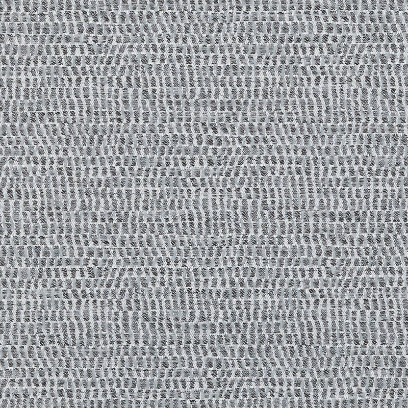 Tightly woven gray mesh fabric with small rectangular knit pattern; its threads form subtle undulating vertical bands; photographed close-up on a flat, evenly lit neutral background.