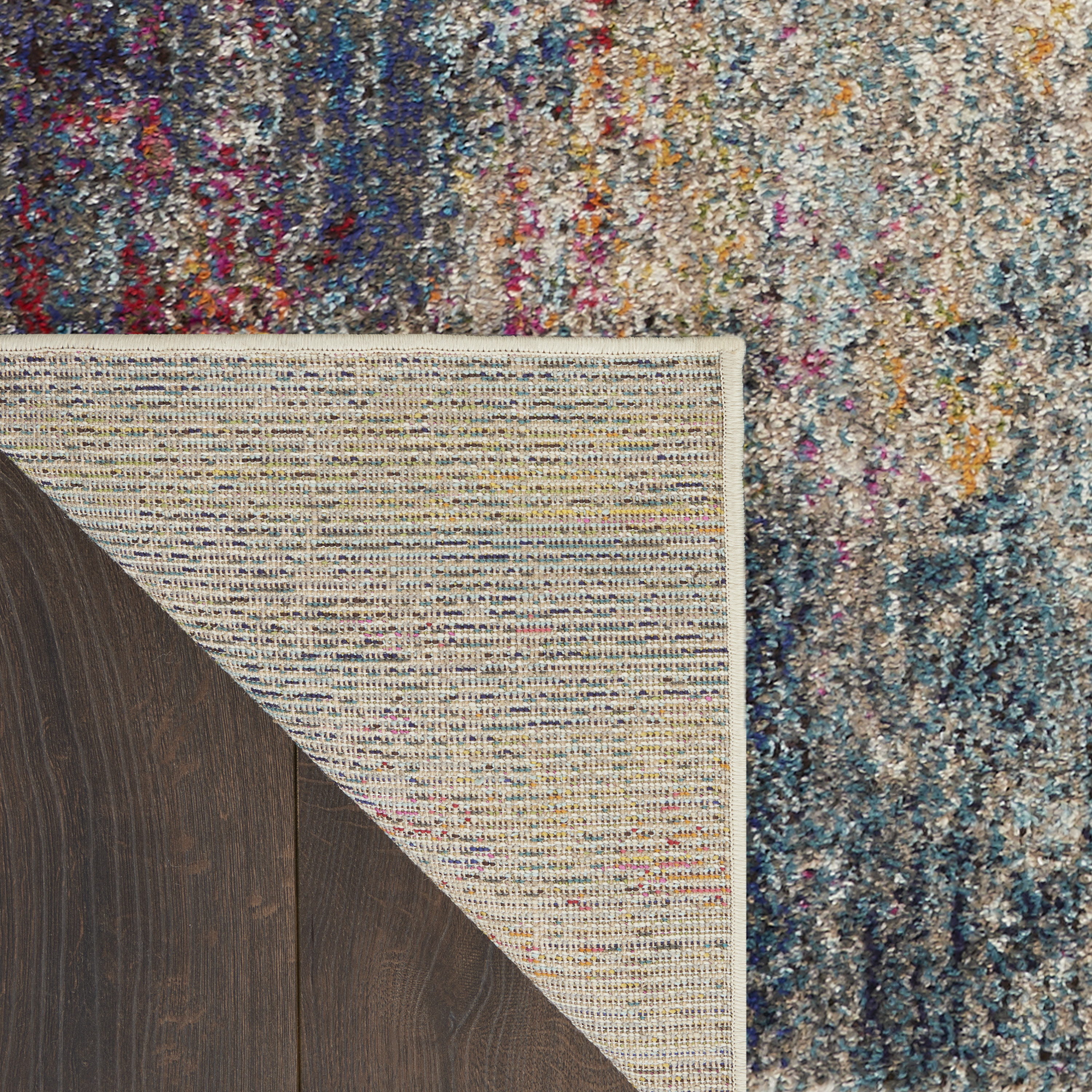 Nourison Celestial 6'7" x 9'7" Multicolor Modern Indoor Rug