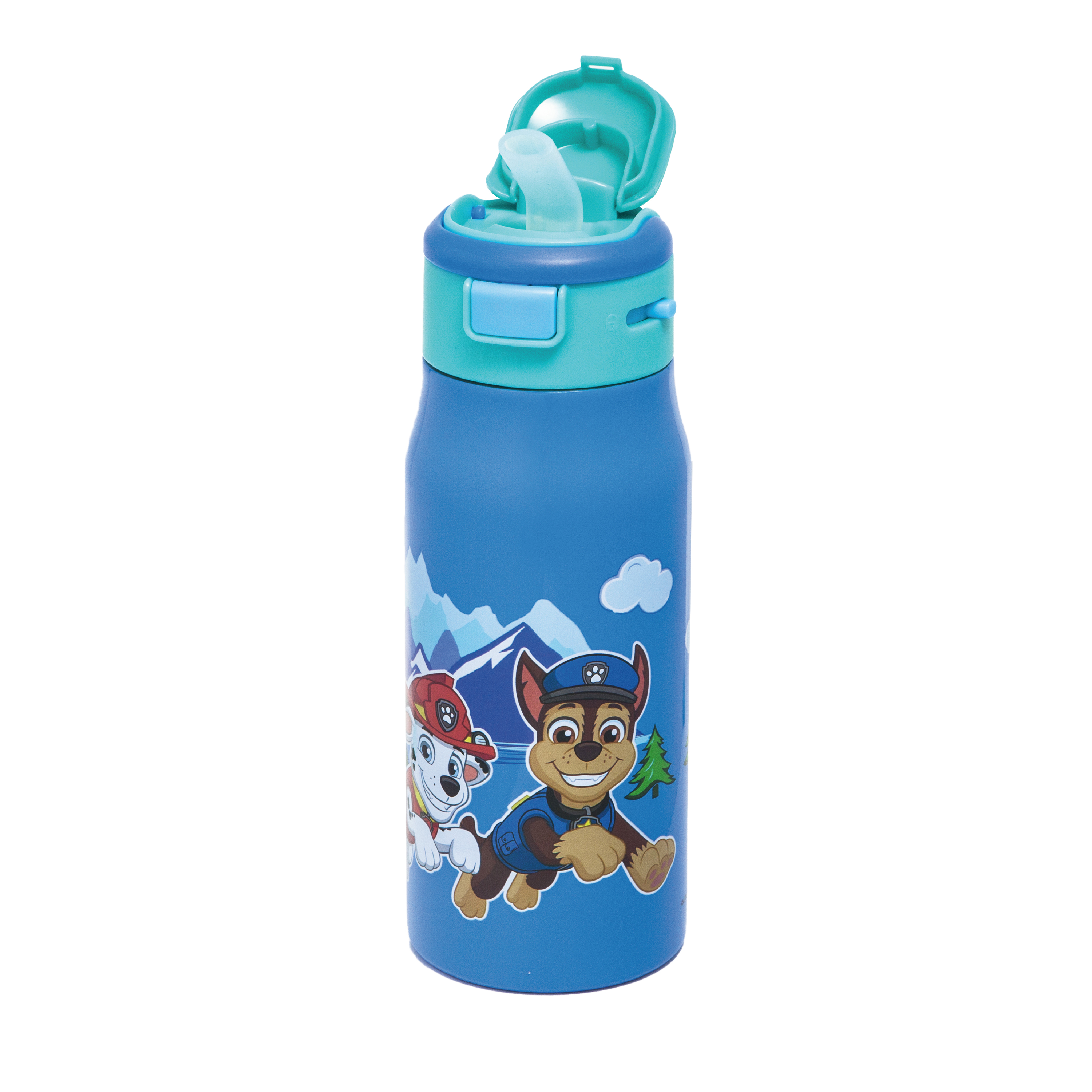 Paw Patrol 13.5 ounce Mesa Double Wall Insulated Stainless Steel Water Bottle, Chase and Marshall slideshow image 3
