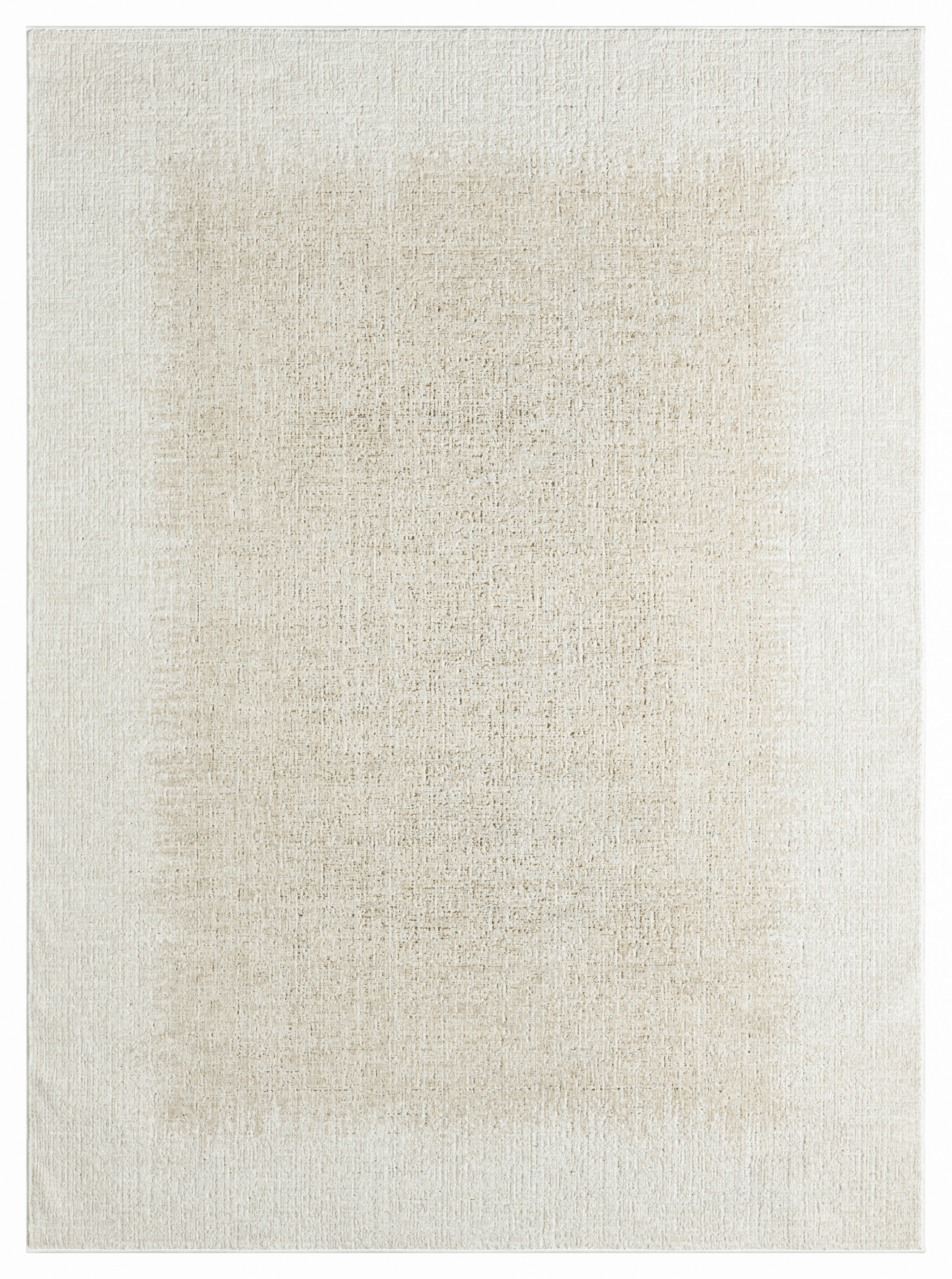 DKNY Grand Street 5'3" x 7'3" Ivory Beige Modern Indoor Rug