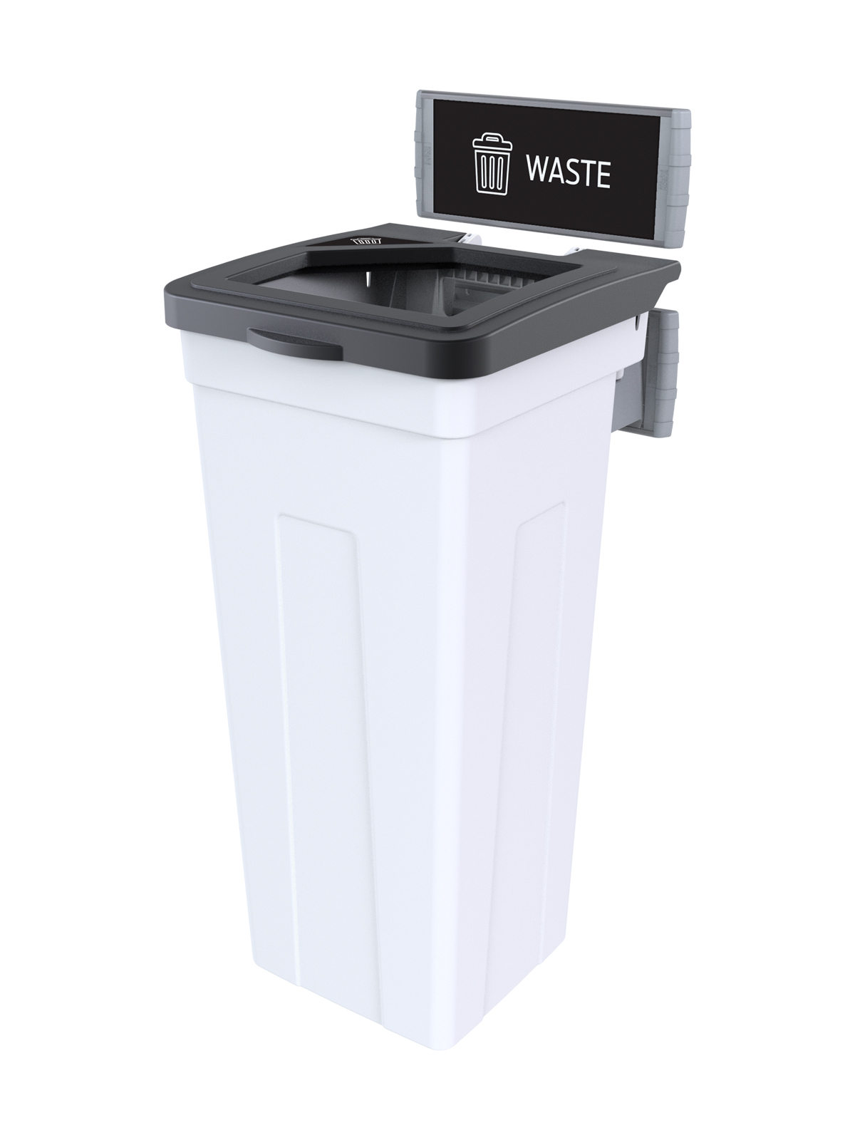RISE – Single – Kit – Waste – Full – White-Black