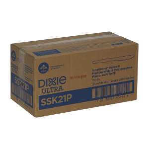 Dixie, Ultra Smartstock Series-B Medium-weight Polypropylene Plastic Knife Refill, White