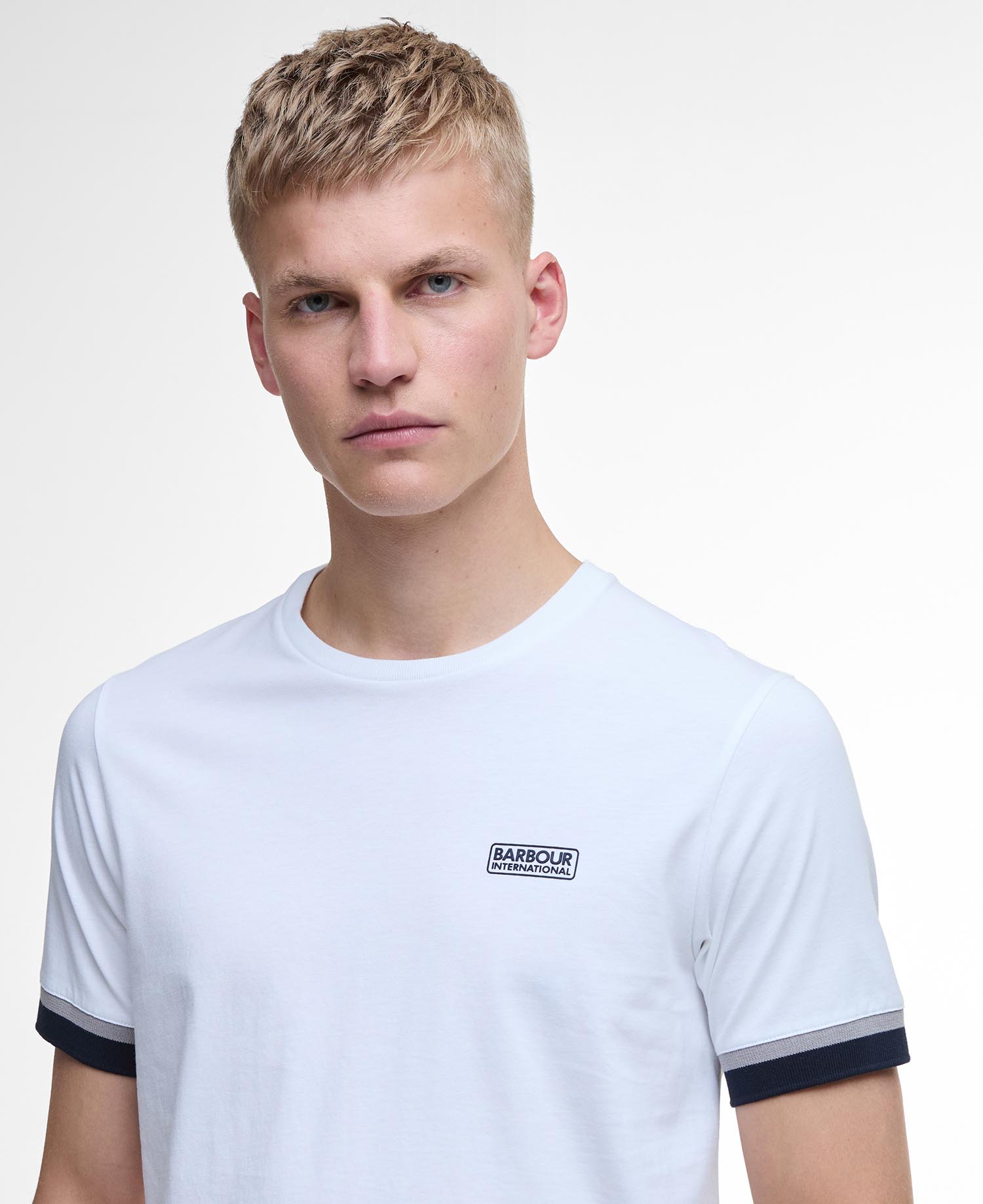 Deep Cuff Evan Tipped T-Shirt image number 3