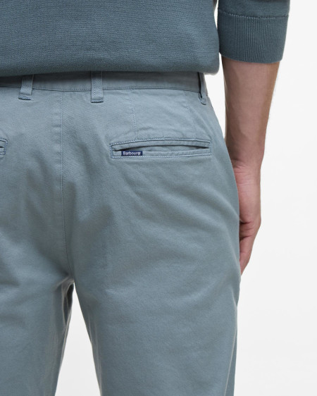 Washed Stretch Tailored Trousers