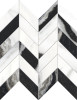 Emei Stark 12×12 Chevron Mosaic