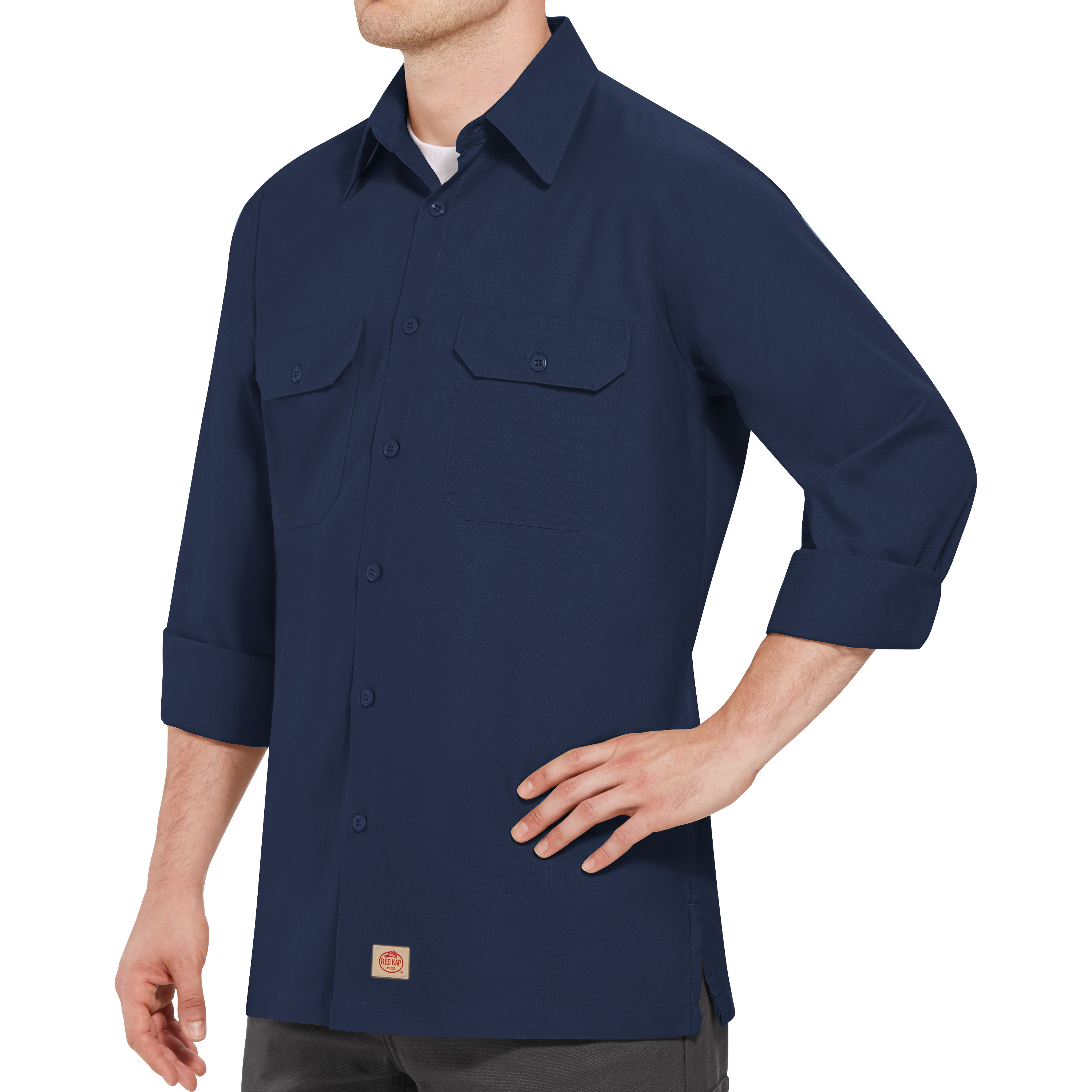 Red Kap Men's Long Sleeve Solid Rip Stop Shirt - Bild 19 von 19