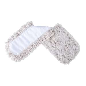Rubbermaid Commercial, Kut—A—Way®, 36"W, Cotton, White, Pocket, Dust Mop