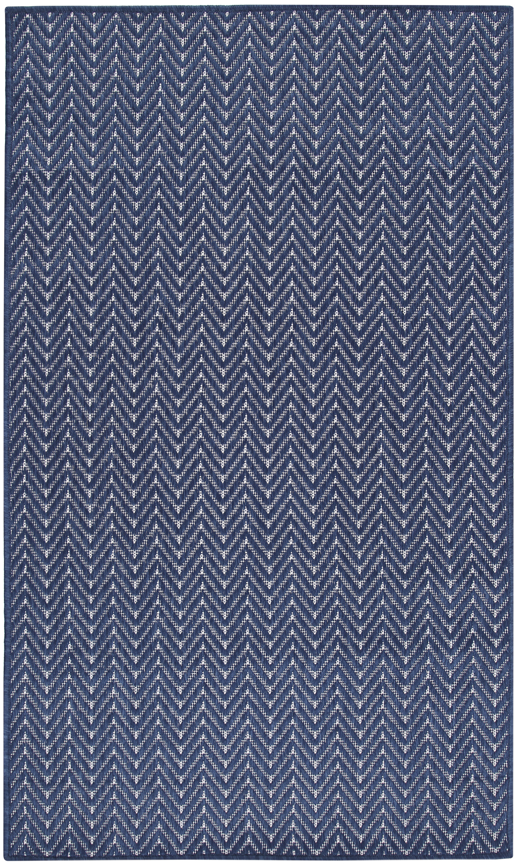 Nourison Horizon Indoor/Outdoor 3' x 5' Navy Modern Rug