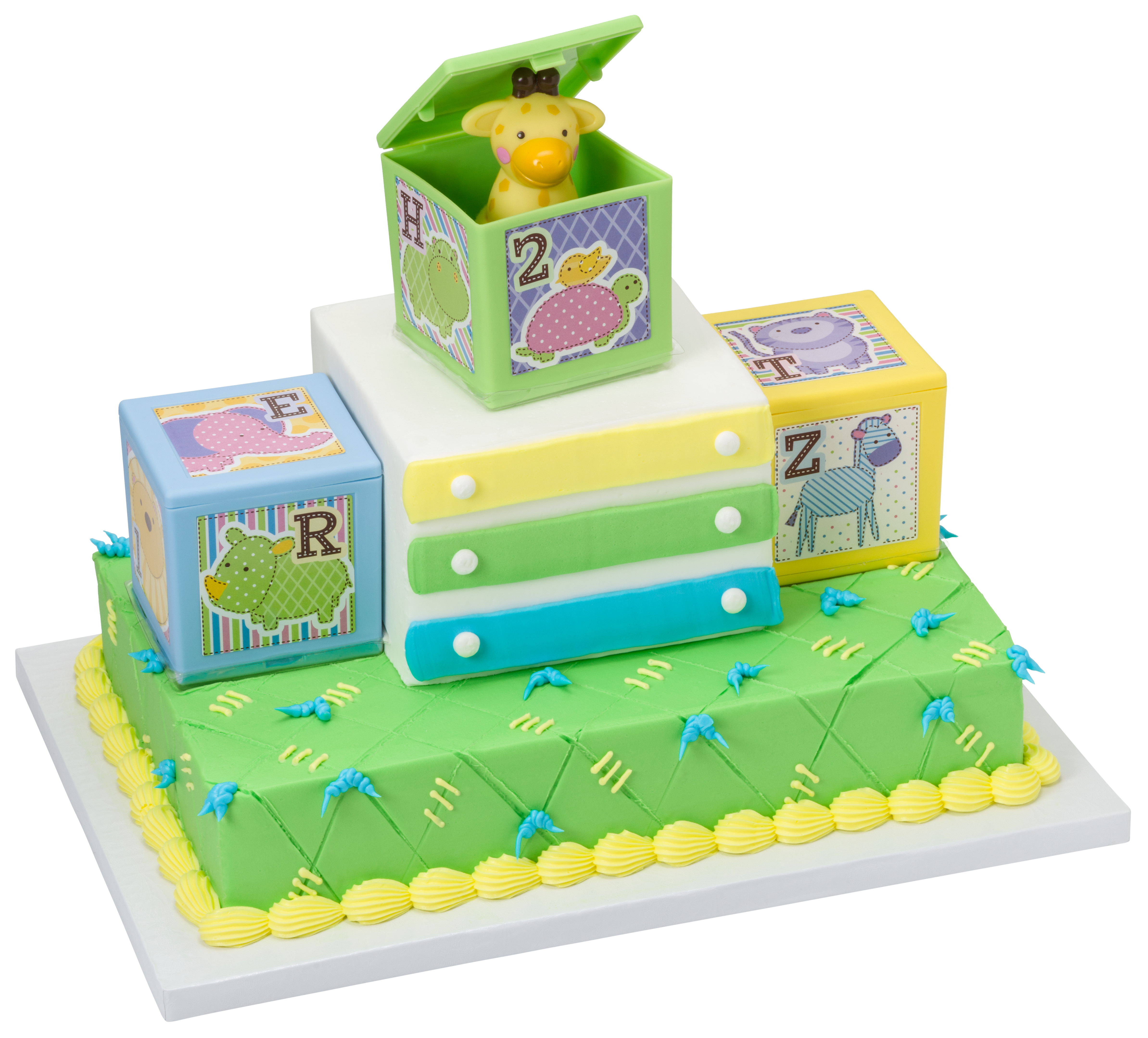 Abc Baby Blocks Signature Cake Decosets | DecoPac