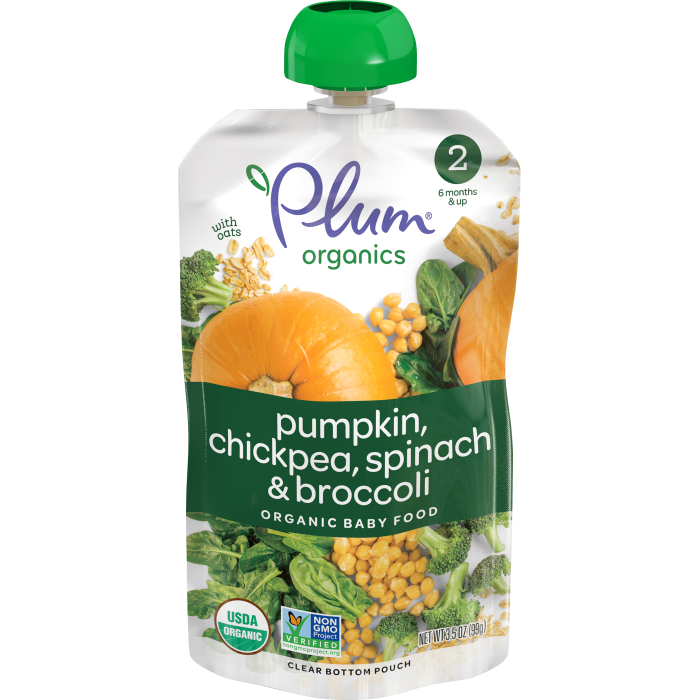 Pumpkin, Spinach, Chickpea & Broccoli Baby Food
