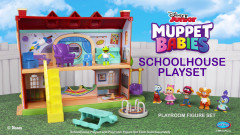 Disney Junior Muppets Babies School House Playset, Includes Articulated Kermit the Frog Figure and Accessories, Officially Licensed Kids Toys for Ages 3 Up, Gifts and Presents - image 2 of 3