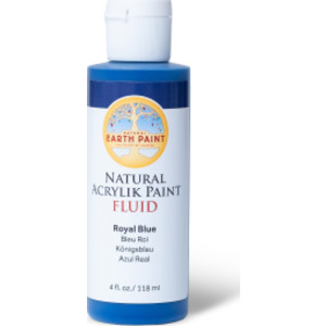 Natural Fluid Acrylik Paint, 4 oz, Royal Blue