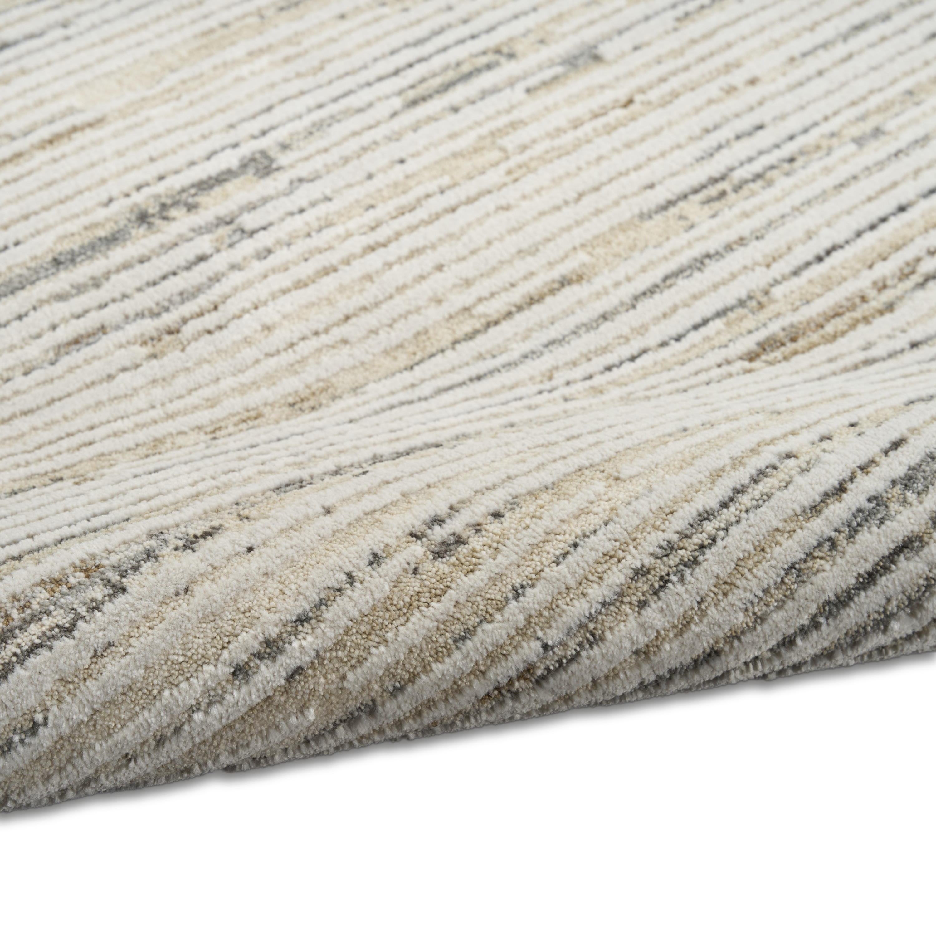Calvin Klein CK078 Summit 3'11" x 5'11" Ivory Multicolor Modern Indoor Rug