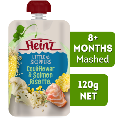  Heinz® Little Skippers Cauliflower & Salmon Risotto 120g 8+ months 