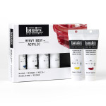 Liquitex Professional Heavy Body Acrylic Paint Mixing Colors 59 mL Set of 6