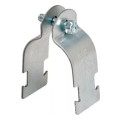 B2000 Series Strut Pipe Clamp and Accessory Steel 1/4 in. O.D. Stainless Steel  1.61 L x 0.059 H x 1.25 W in.