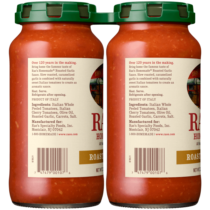 Roasted Garlic Sauce, 22 oz - Left Image