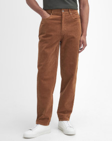 Stretch Cord Regular Trousers Dark Honey