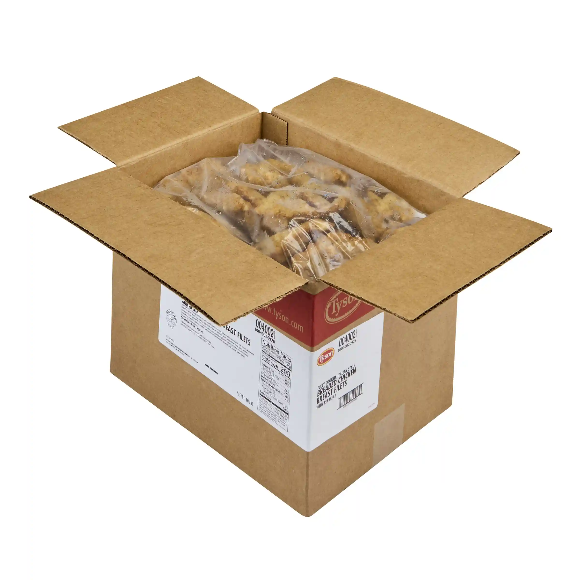 Tyson® Fully Cooked Breaded Italian Style Chicken Breast Filets, 4.7 oz._image_4