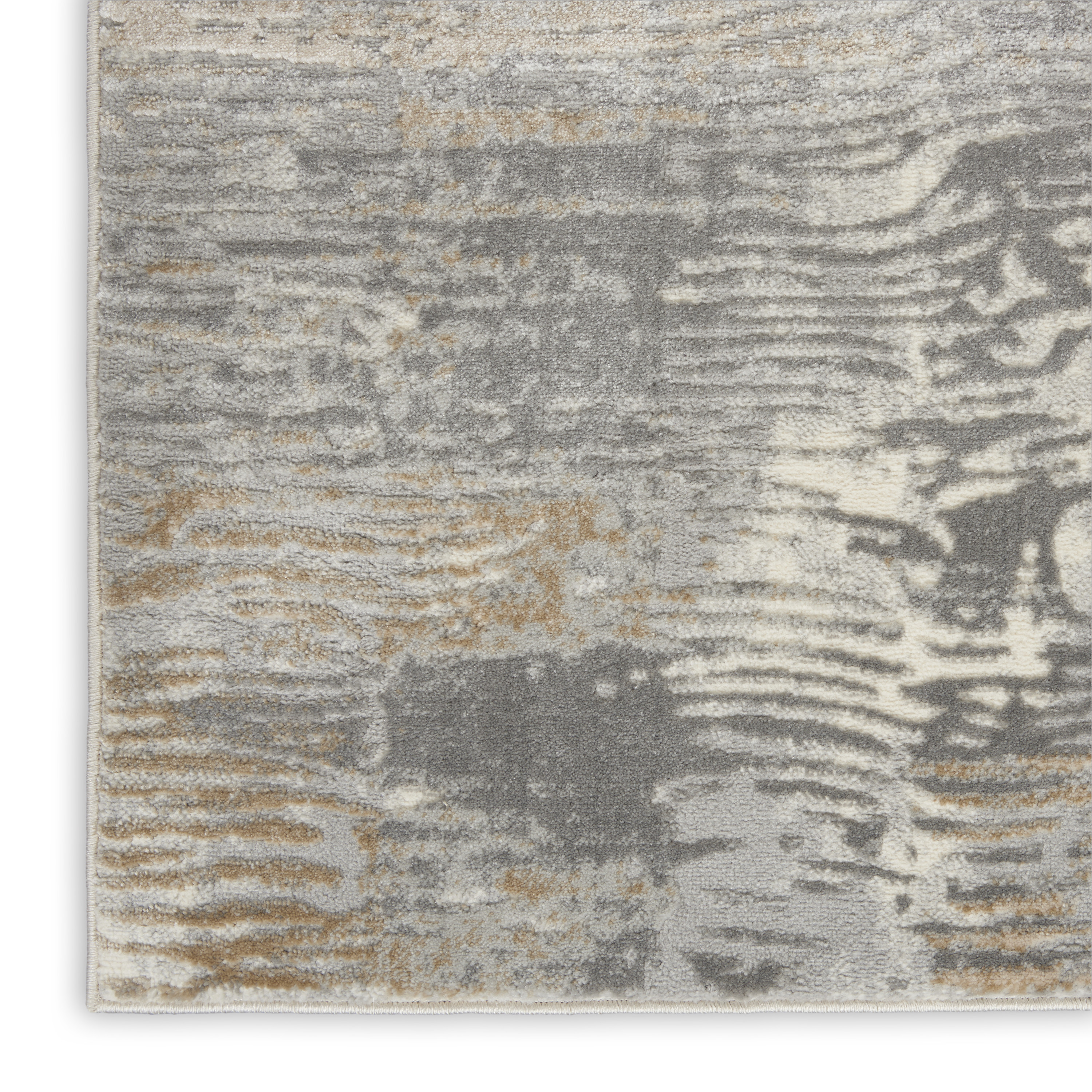 Nourison Solace 8' x 10' Grey Beige Modern Indoor Rug