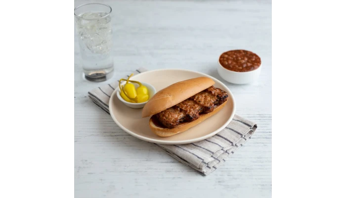 AdvancePierre™ Fully Cooked, Flamebroiled, Rib Shaped Pork Patty_image_1
