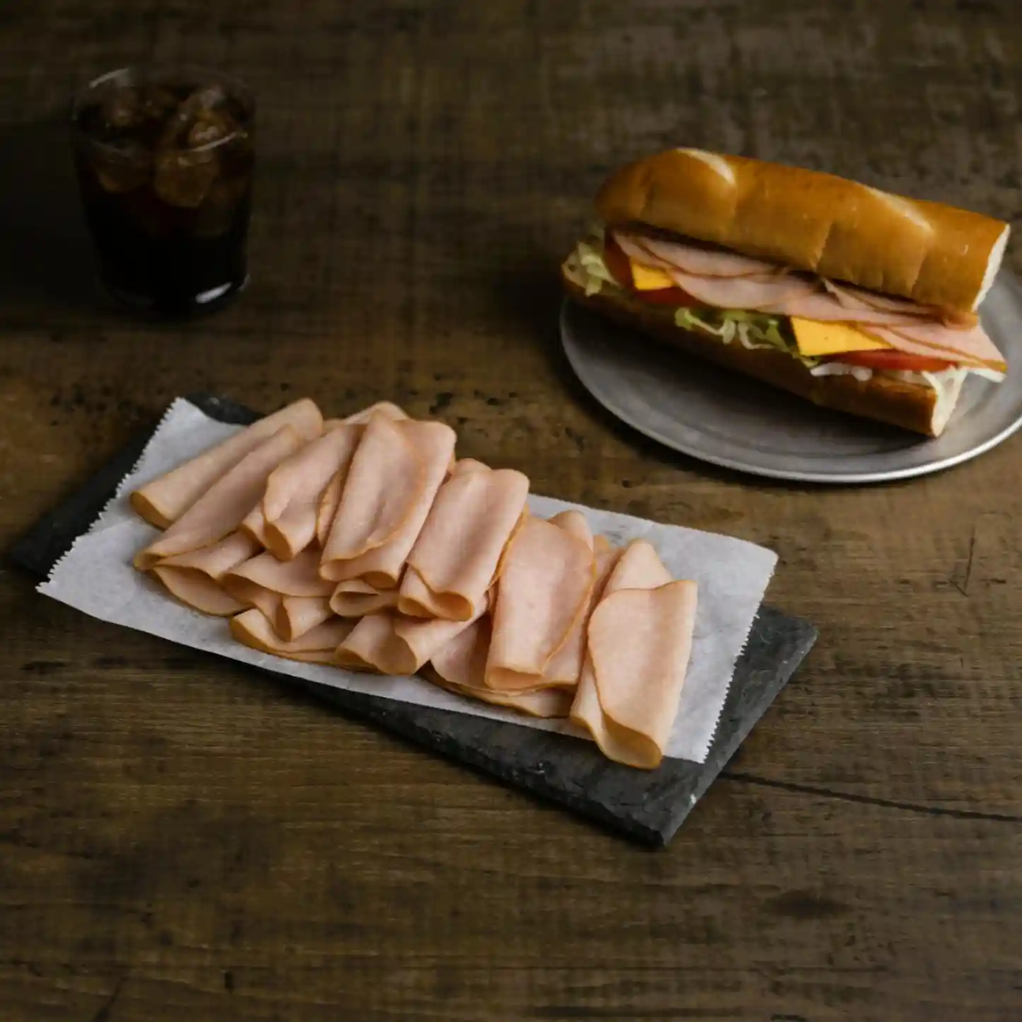 Tyson® Sliced Black Forest Chicken Ham, 0.50 oz._image_1