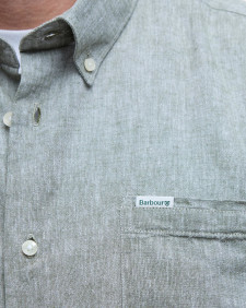 Nelson Regular Short-Sleeved Shirt Olive